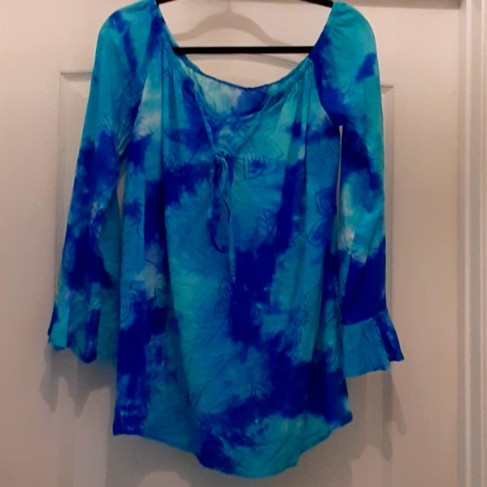 AMAZON TIE DYE BLOUSE